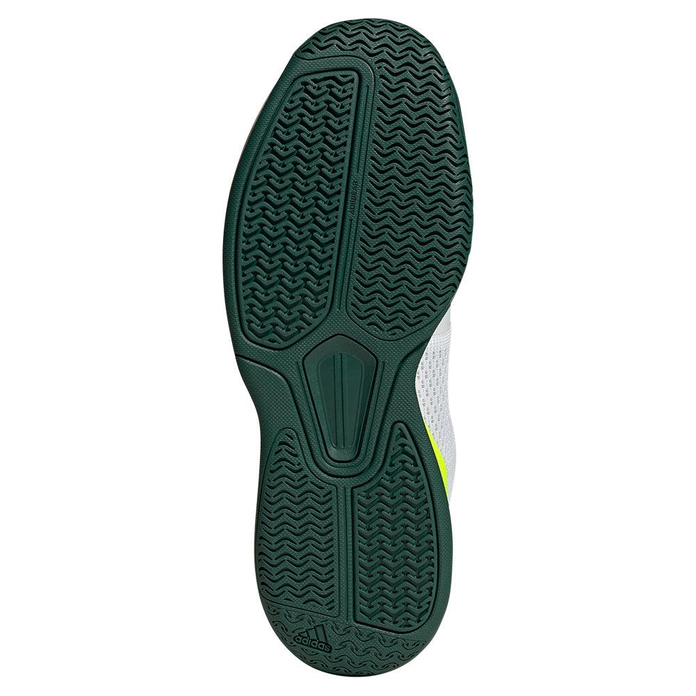 Men's Courtflash Pickleball Court Shoes Core Black and Collegiate Green