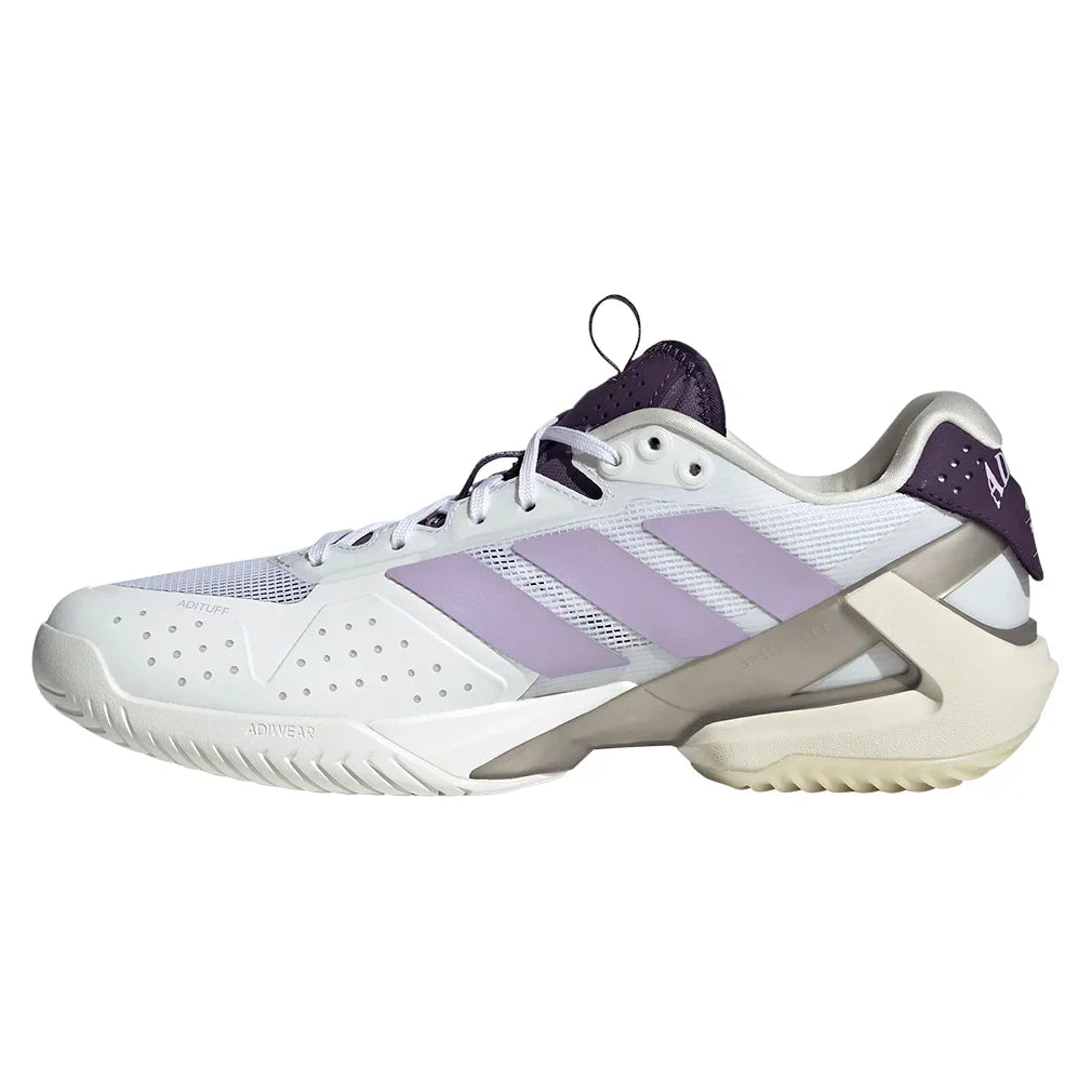 Women's adizero Ubersonic 5 Shoes Footwear White and Powder Plum