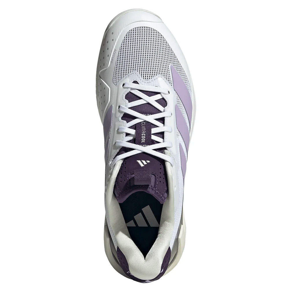 Women's adizero Ubersonic 5 Shoes Footwear White and Powder Plum