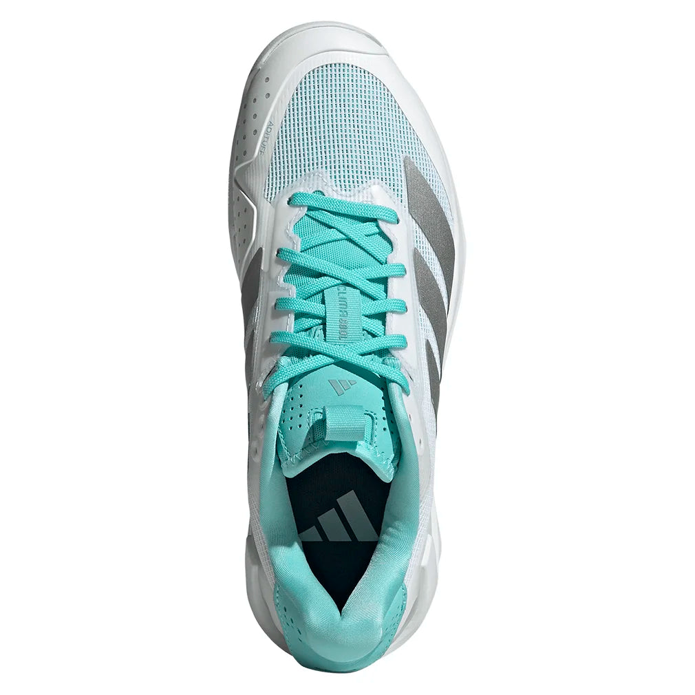 Women's adizero Ubersonic 5 Shoes Footwear White and Silver Metallic