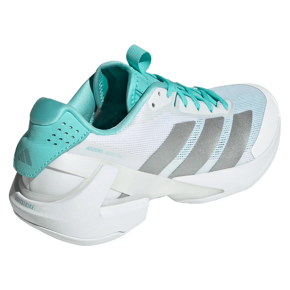 Women's adizero Ubersonic 5 Shoes Footwear White and Silver Metallic
