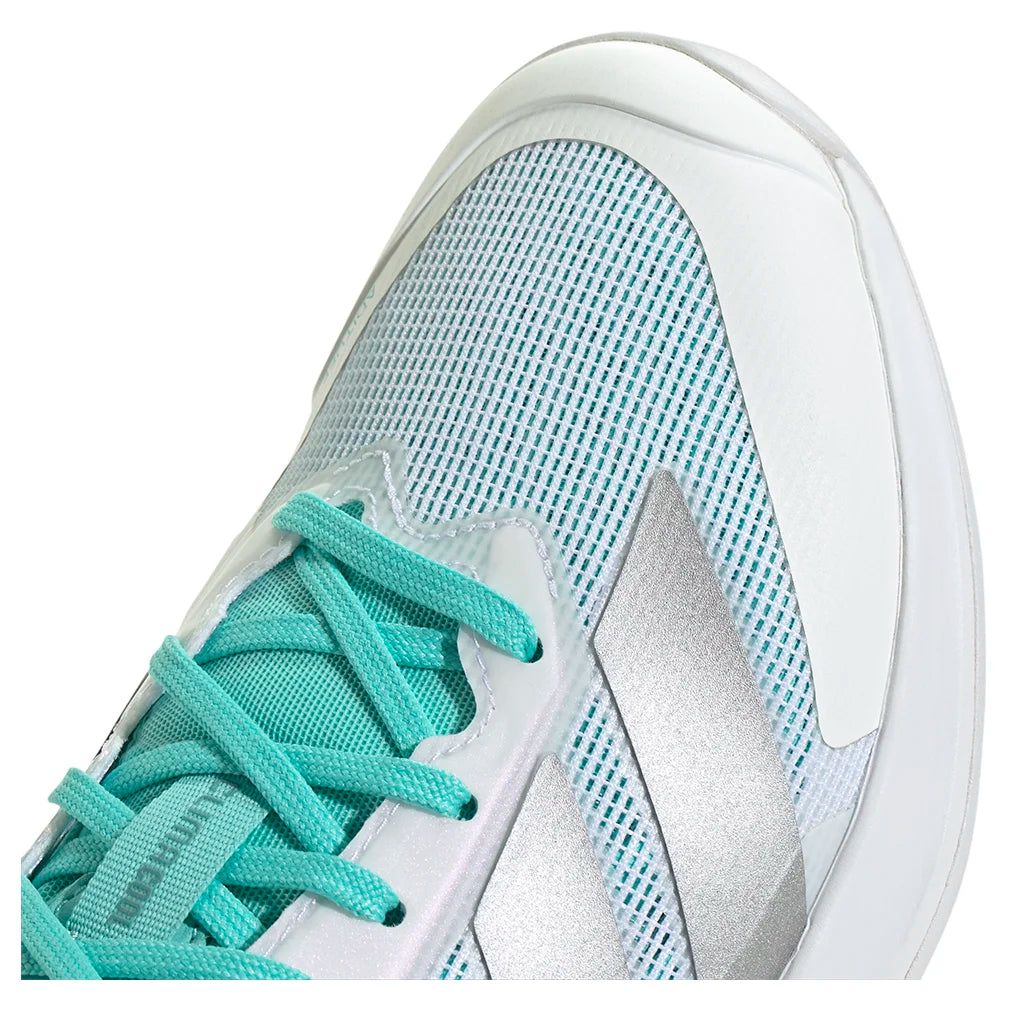 Women's adizero Ubersonic 5 Shoes Footwear White and Silver Metallic