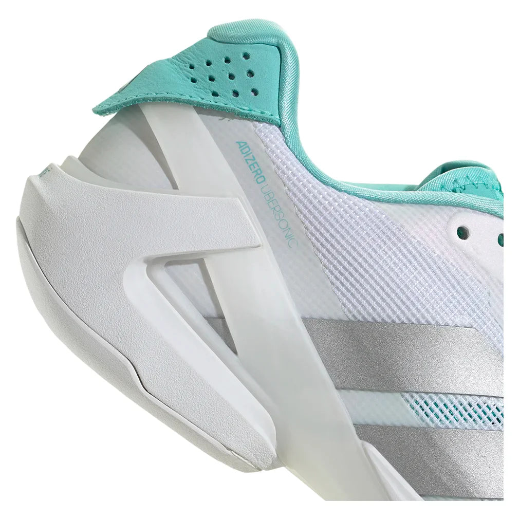 Women's adizero Ubersonic 5 Shoes Footwear White and Silver Metallic