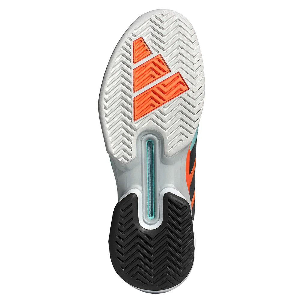 Men's Adizero Ubersonic 5 Shoes Flash Aqua and Core Black