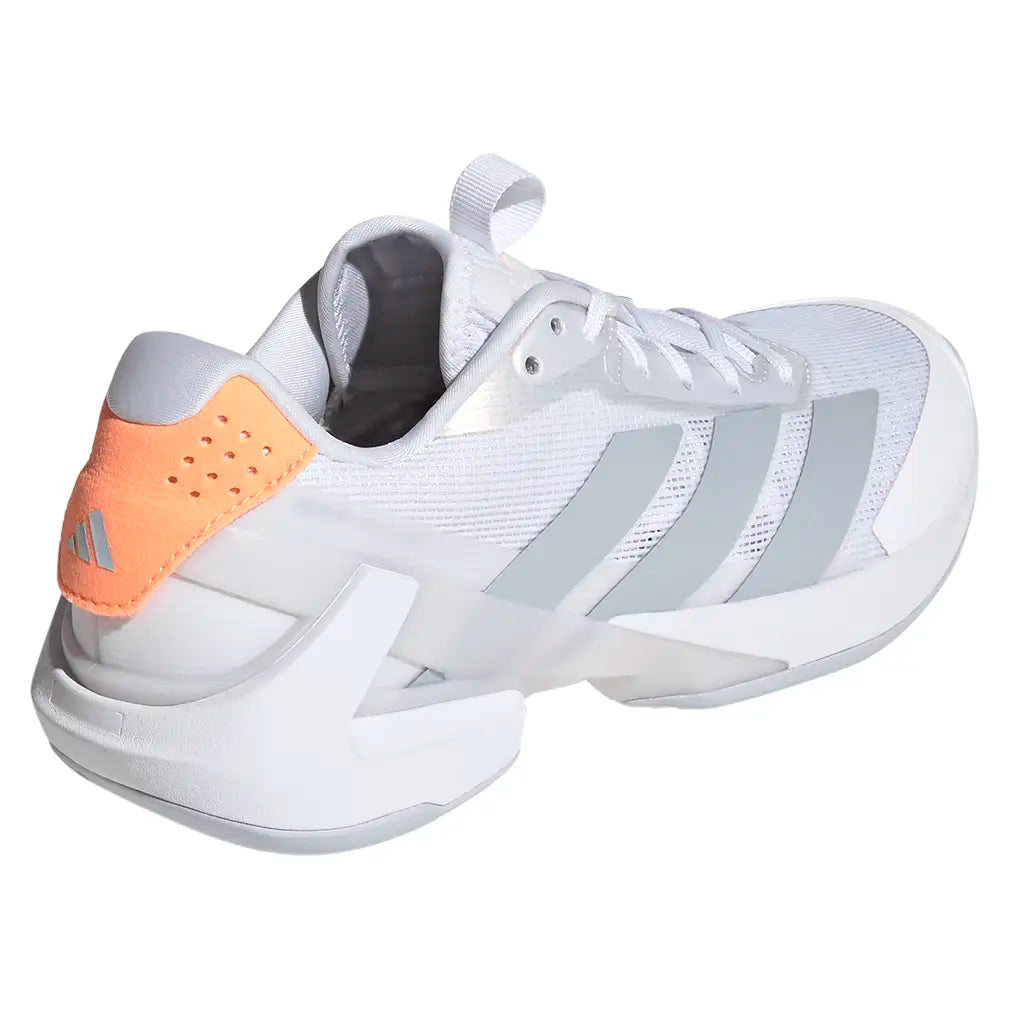Women's Adizero Ubersonic 5 Shoes Footwear White and Beam Orange