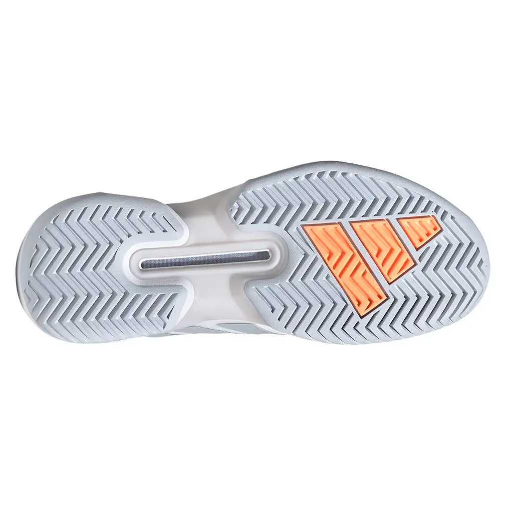 Women's Adizero Ubersonic 5 Shoes Footwear White and Beam Orange
