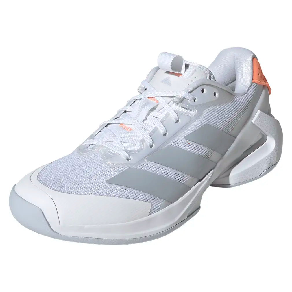 Women's Adizero Ubersonic 5 Shoes Footwear White and Beam Orange