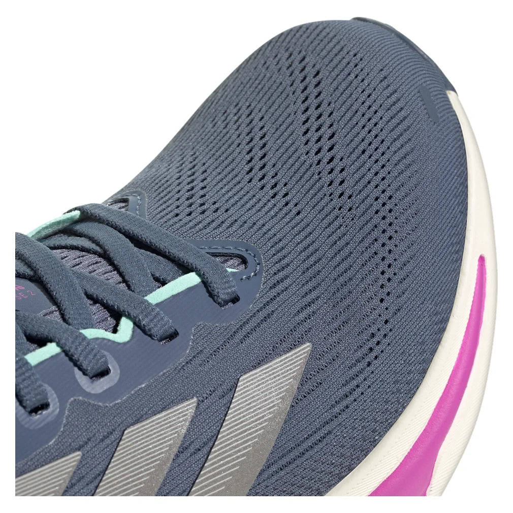 Women's Supernova Rise 2 Running Court Shoes Preloved Ink and Matte Silver, Adidas, Pickleball Express, JR7688-S25-13