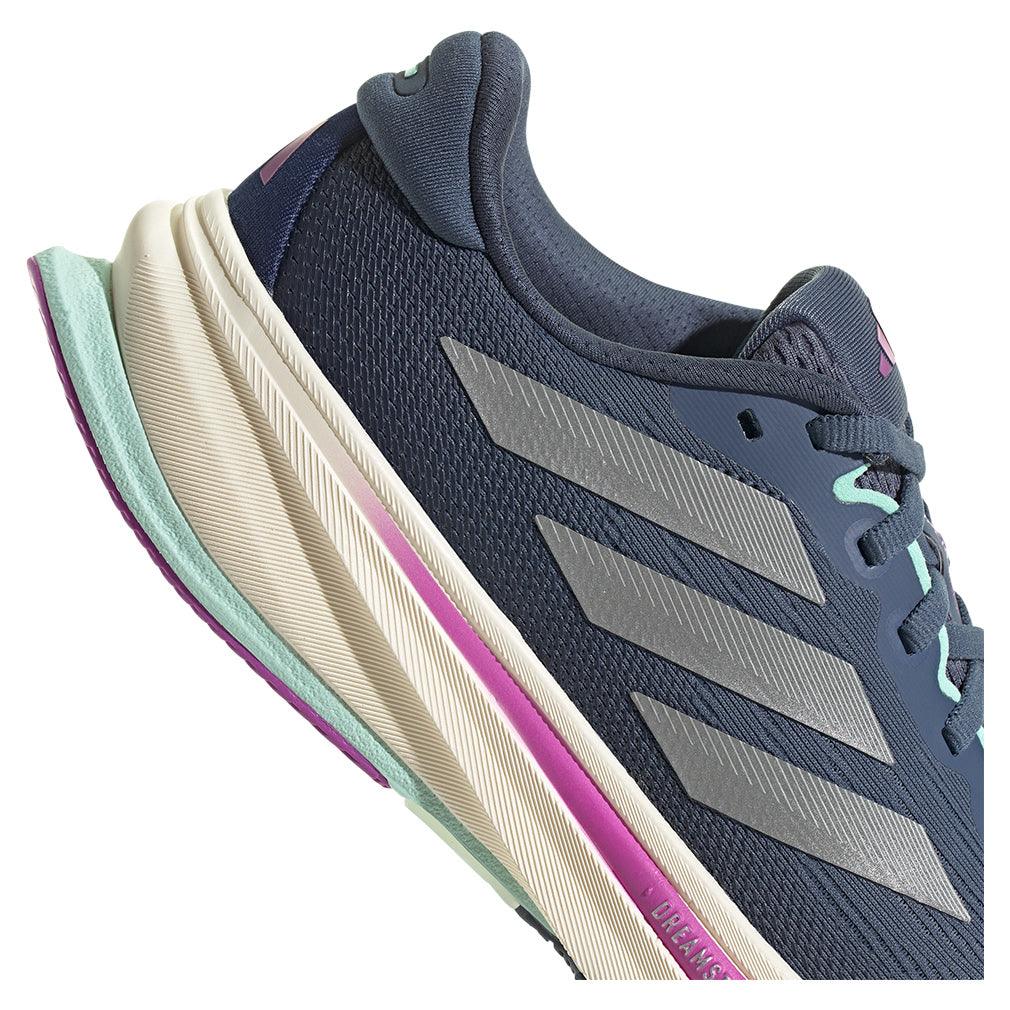 Women's Supernova Rise 2 Running Court Shoes Preloved Ink and Matte Silver