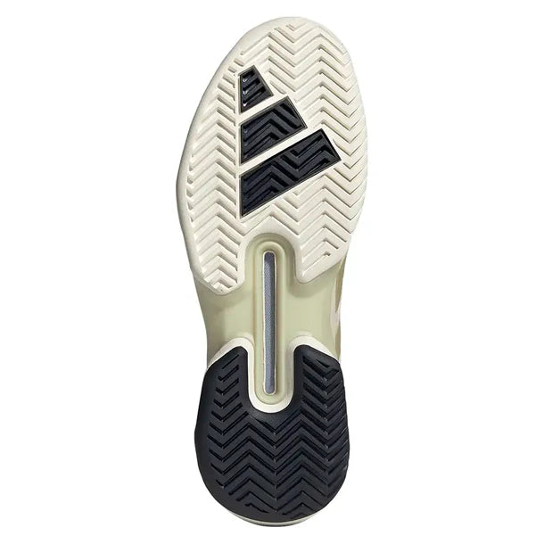 Men's Adizero Ubersonic 5 Shoes Chalk White and Ice Gold Metallic