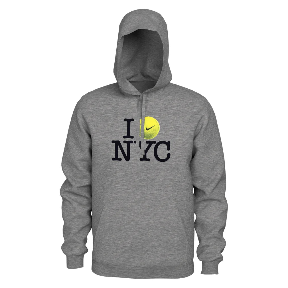 Unisex NYC Hoodie, Nike, Dark Grey Heather, Pickleball Express, JU1463-063H26-DARK-GREY-HEATHER-1