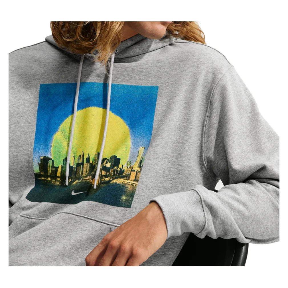 Unisex NYC Skyline Hoodie Dark Grey Heather, Nike, Pickleball Express, JU1466-063H26-4