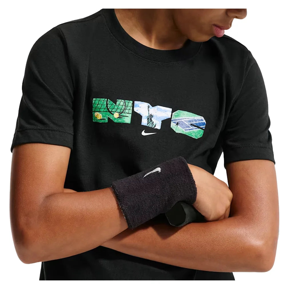 Juniors' NYC Scenes Tee Black, Nike, Pickleball Express, JU1752-010H26-2