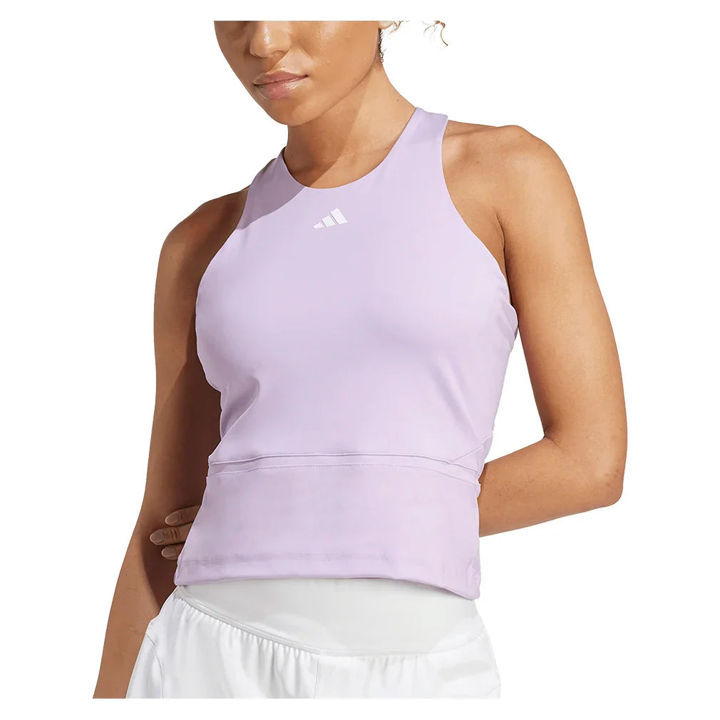 Women's CLIMACOOL Mid Length Y Tank Powder Plum