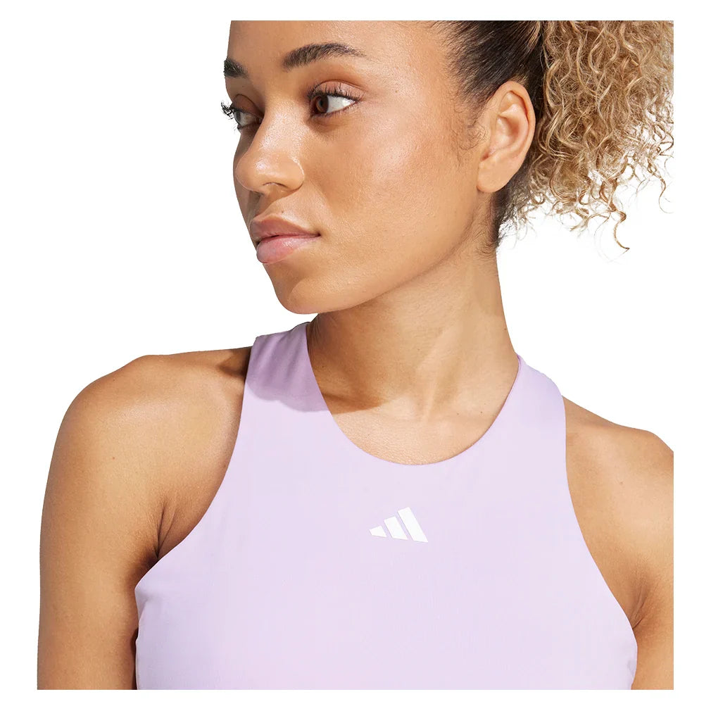 Women's CLIMACOOL Mid Length Y Tank Powder Plum