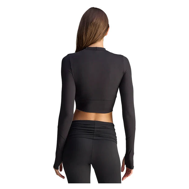 Women's Stella McCartney True Purpose Long Sleeve Training Top Black