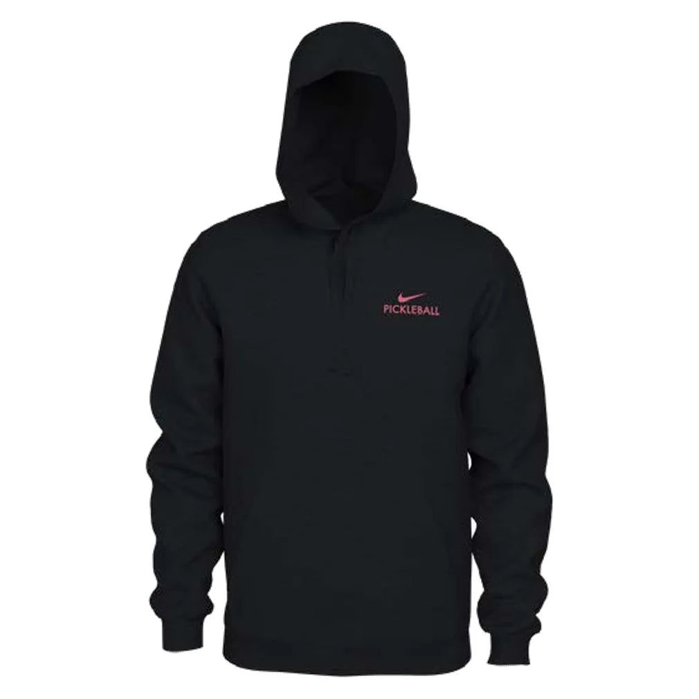 Unisex Club Fleece 2 Pickleball Hoodie, Nike, 010 Black, Pickleball Express, JW7565-H26-010-BLACK-1