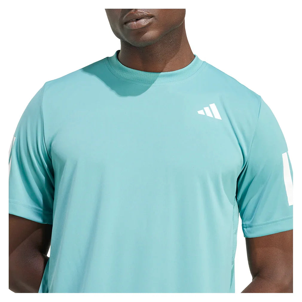Men's Club 3 Stripes Top Powder Teal