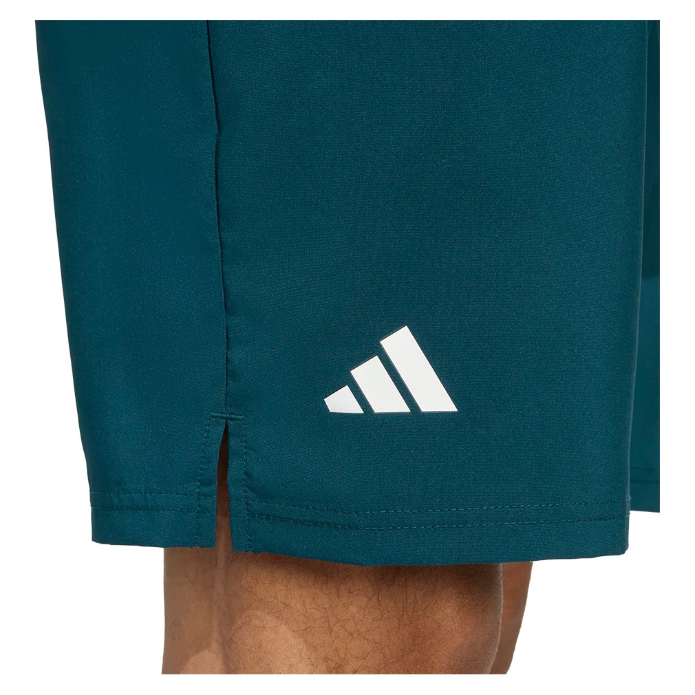 Men`s Club 3 Stripes 9 Inch Tennis Short Aurora Ivy