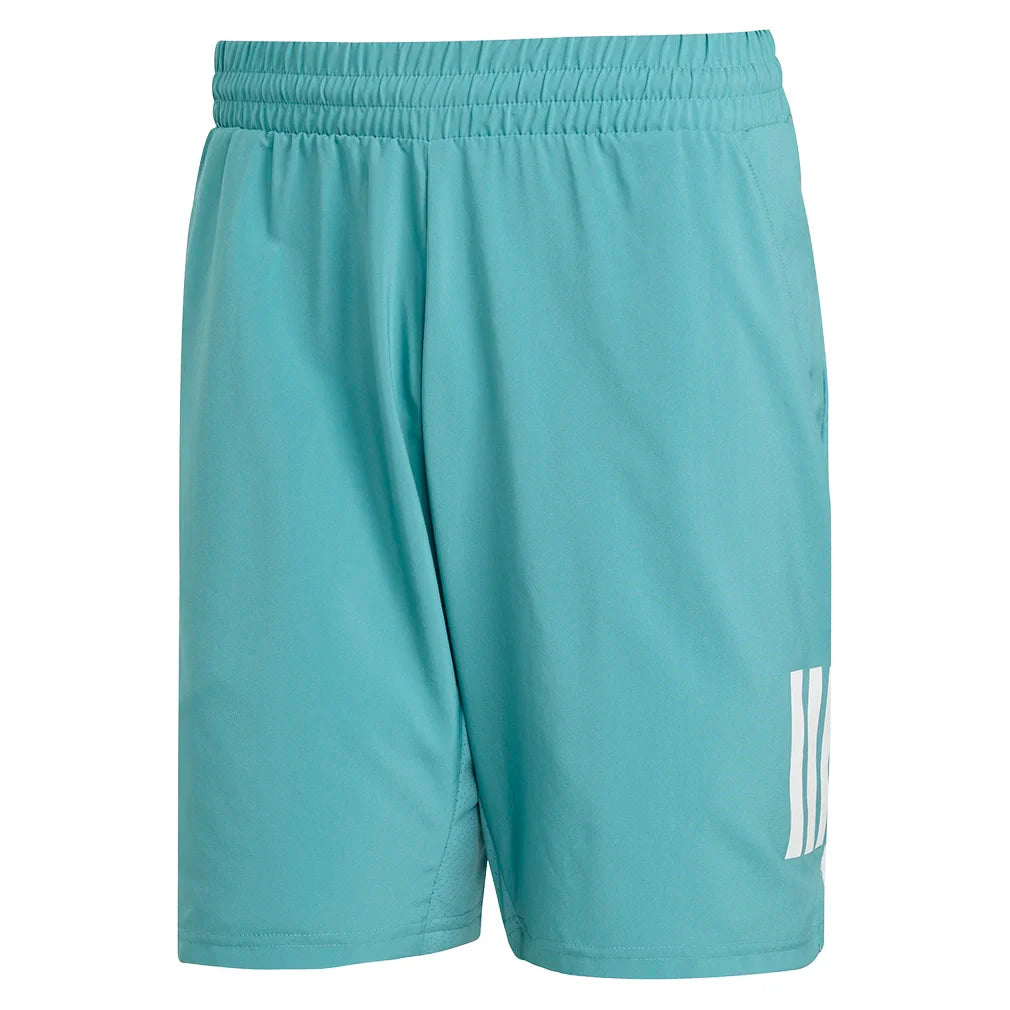 Men's Club 3 Stripes 9 Inch Short Powder Teal