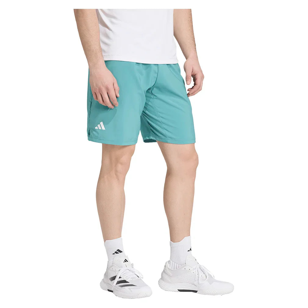 Men's Club 3 Stripes 7 Inch Short Powder Teal