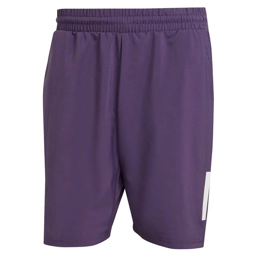 Men's Club 3 Stripes 7 Inch Short Aurora Plum