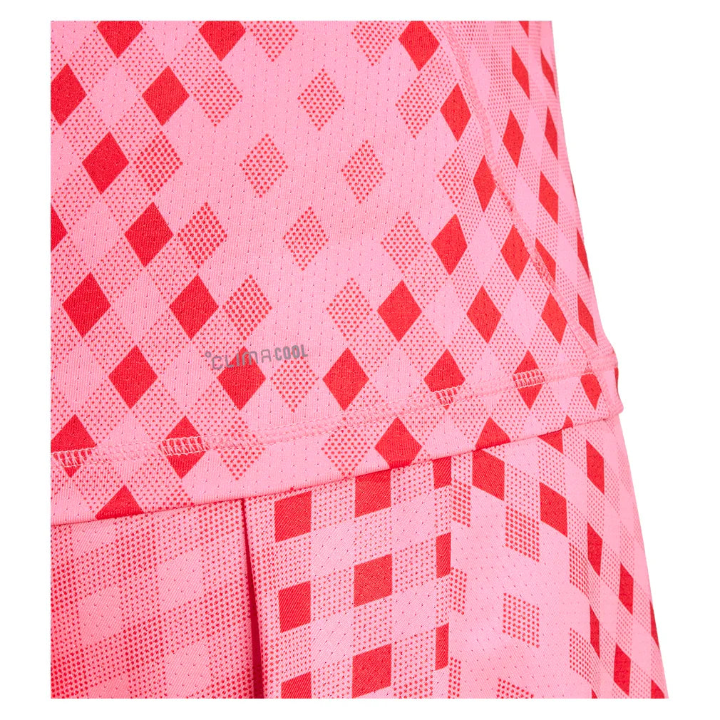 Women's Club Graphic Tank Lucid Pink and Better Scarlet