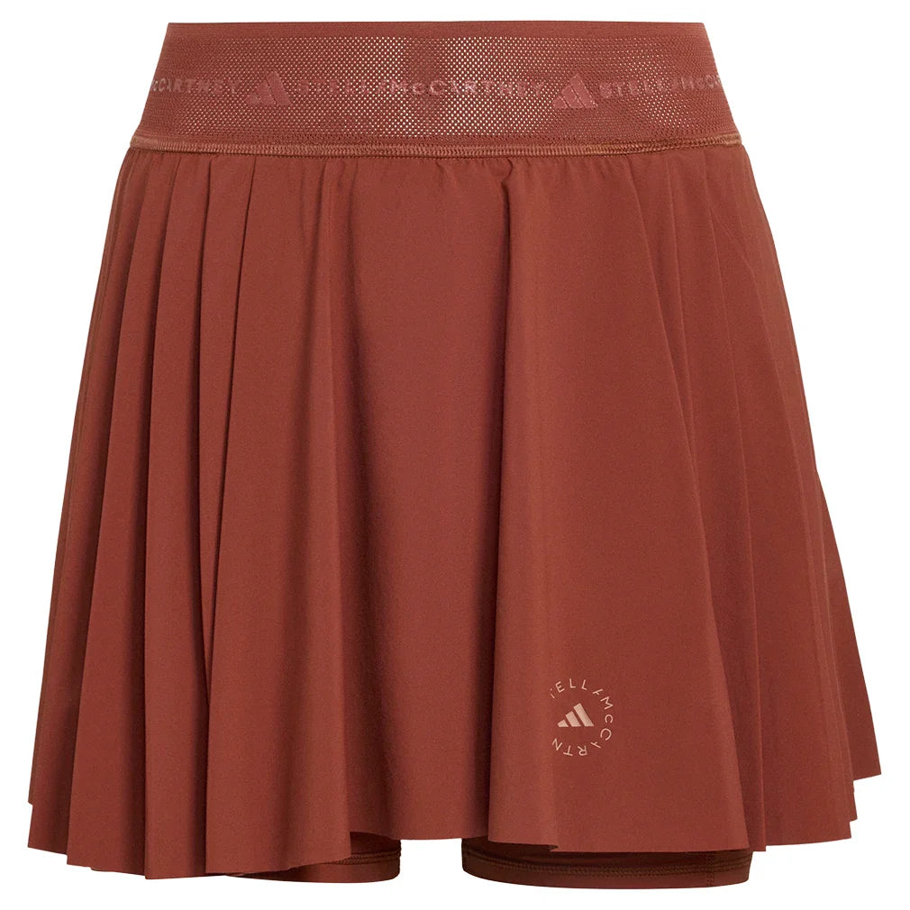 Women's Stella McCartney Pleated Training Skort Burnt Sienna