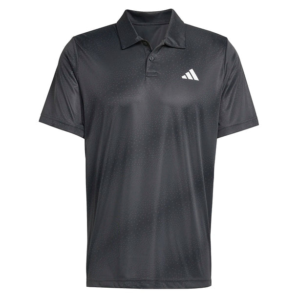 Men's Club Graphic Court Polo Carbon