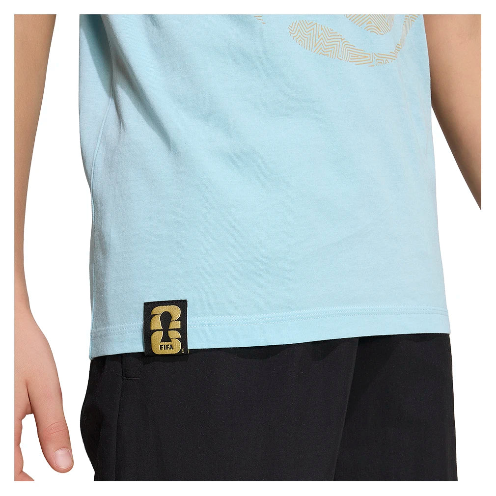 Juniors' Argentina OLP Soccer Tee Ice Blue