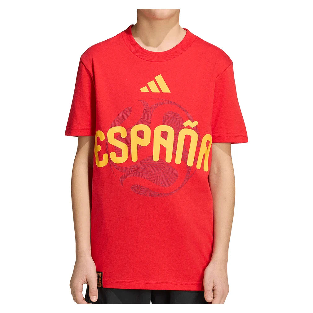 Juniors' Espana OLP Soccer Tee Vivid Red