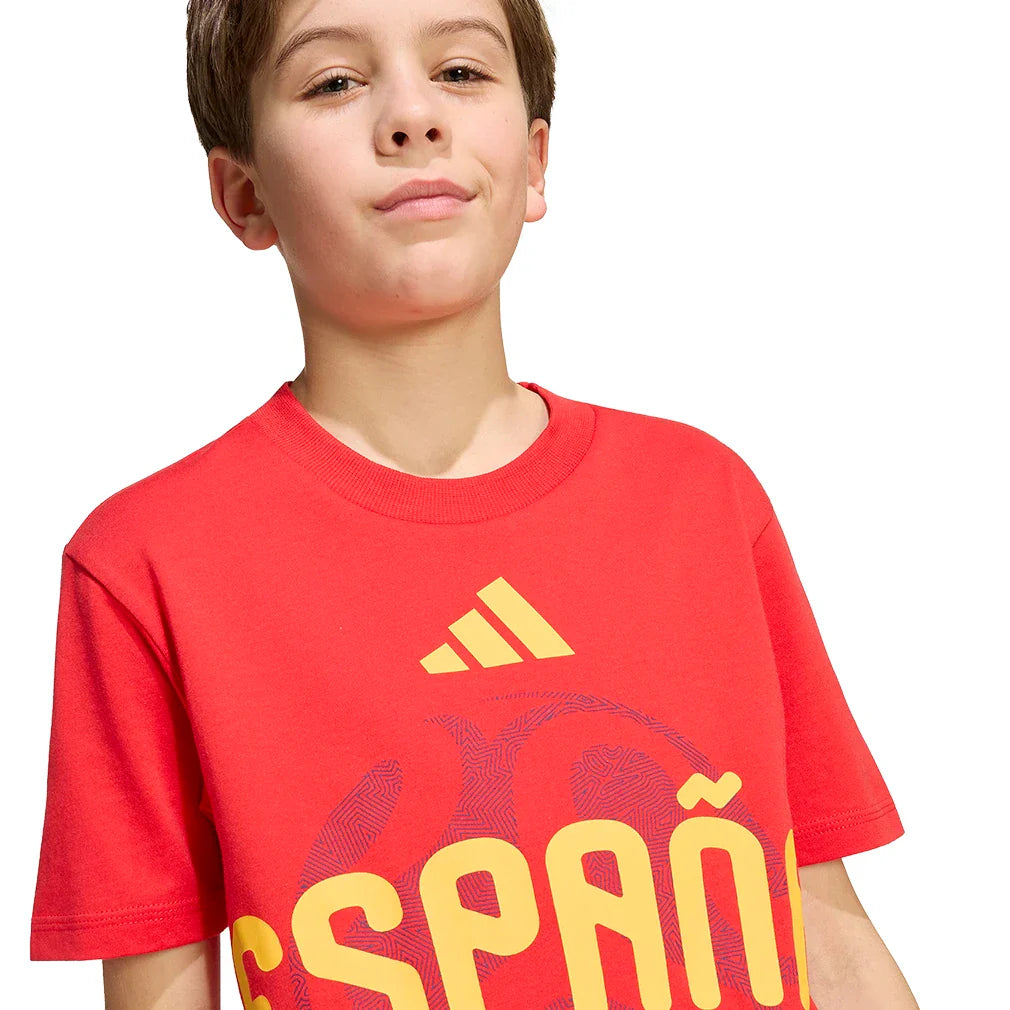 Juniors' Espana OLP Soccer Tee Vivid Red