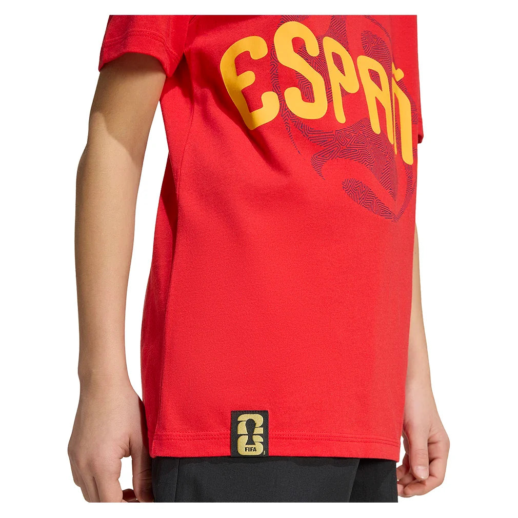 Juniors' Espana OLP Soccer Tee Vivid Red