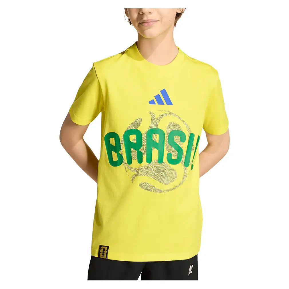 Juniors Brazil World Cub 2026 Tee Yellow