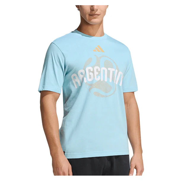 Men's Argentina OLP Soccer Tee Ice Blue