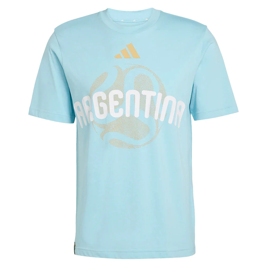 Men's Argentina OLP Soccer Tee Ice Blue