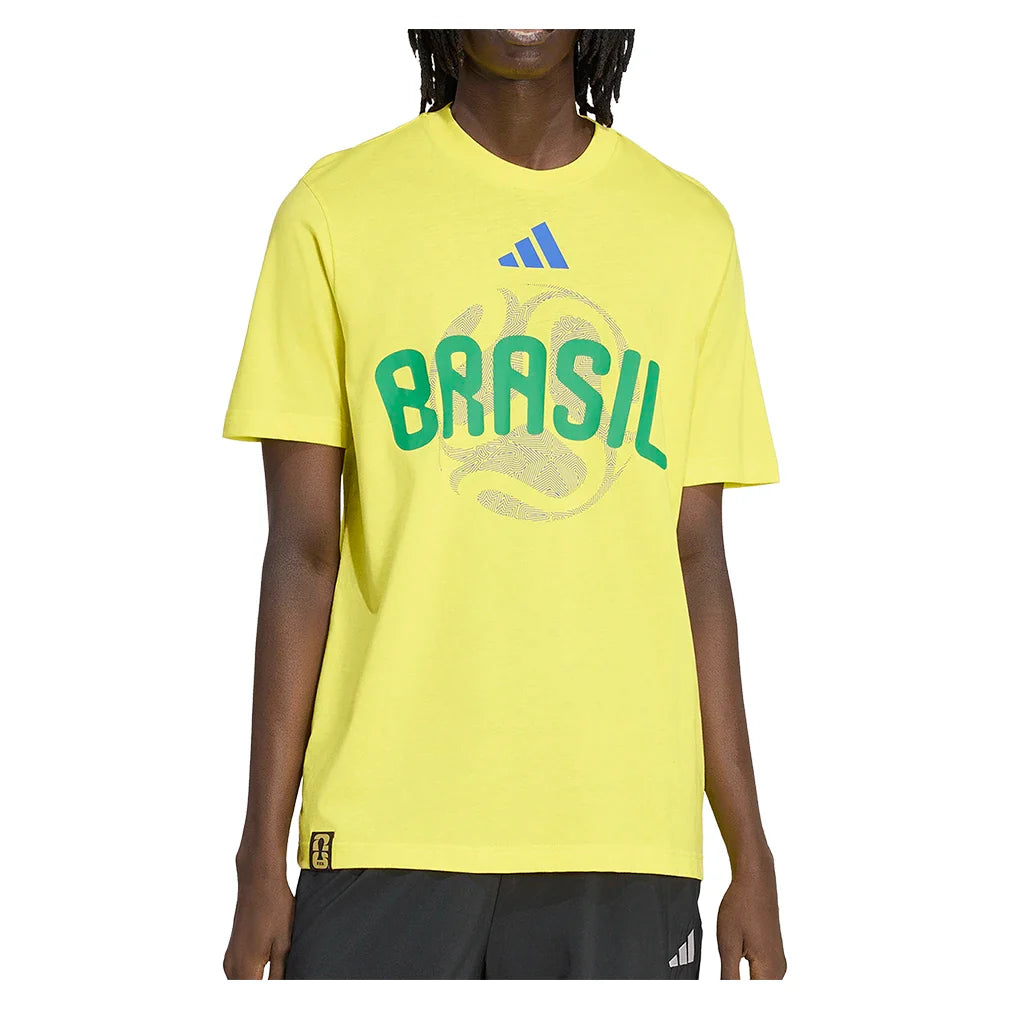 Men's Brazil OLP Soccer Tee Bright Yellow