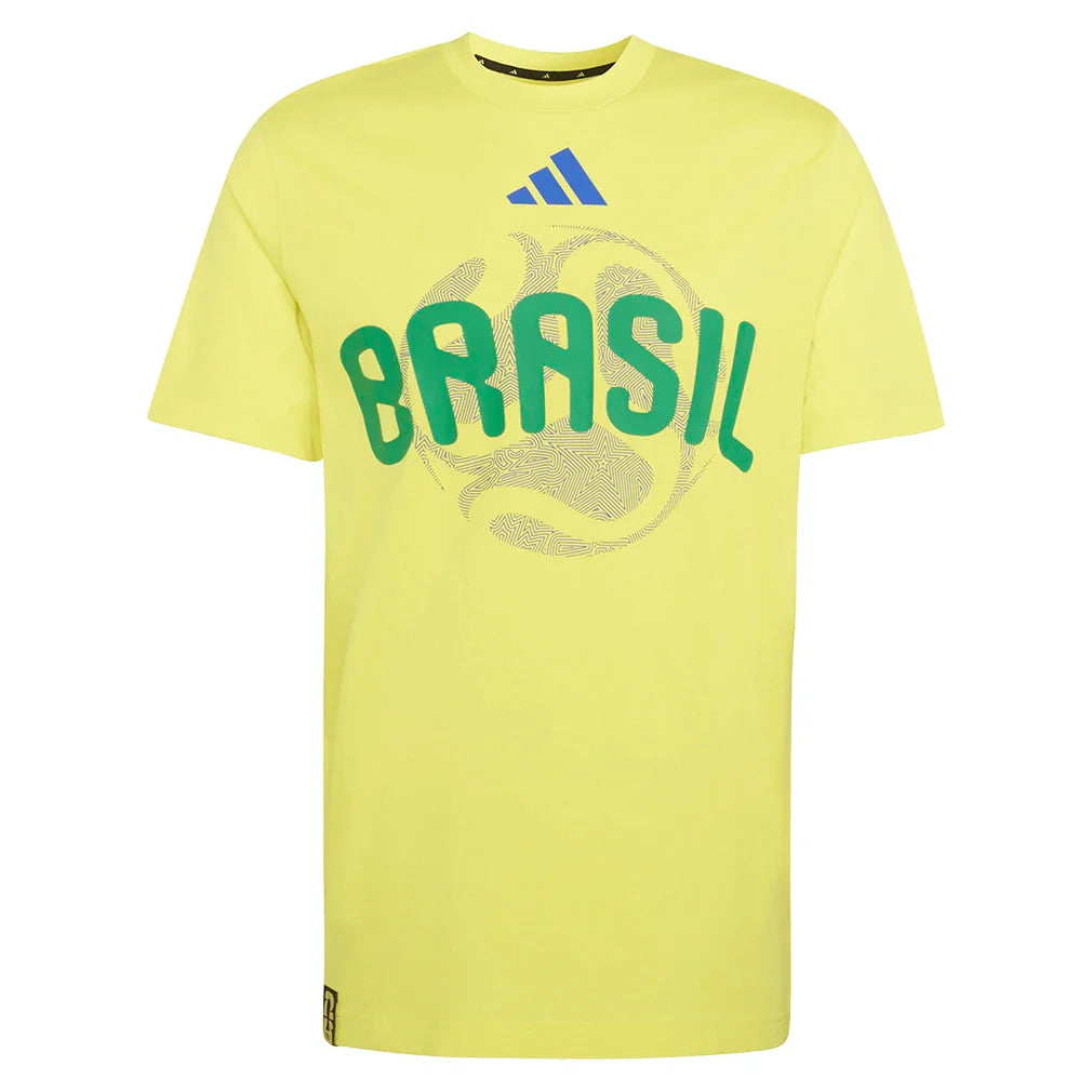 Men's Brazil OLP Soccer Tee Bright Yellow