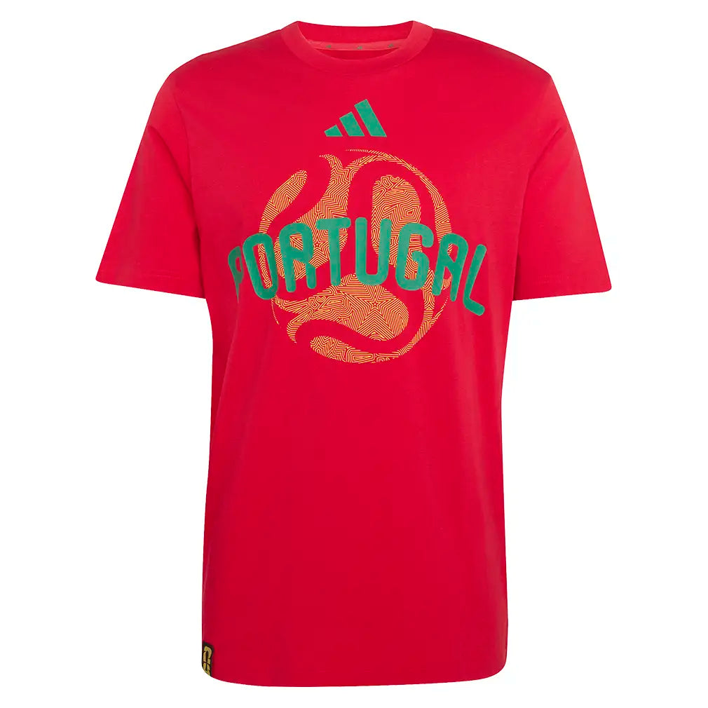 Men's Portugal World Cup 2026 Tee Bold Red