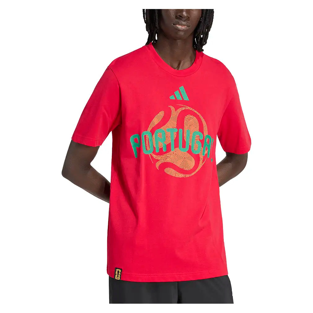 Men's Portugal World Cup 2026 Tee Bold Red