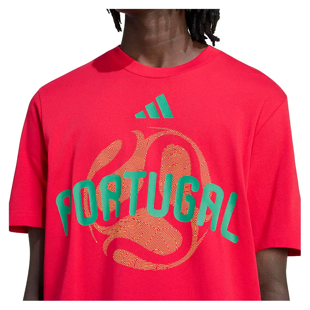 Men's Portugal World Cup 2026 Tee Bold Red