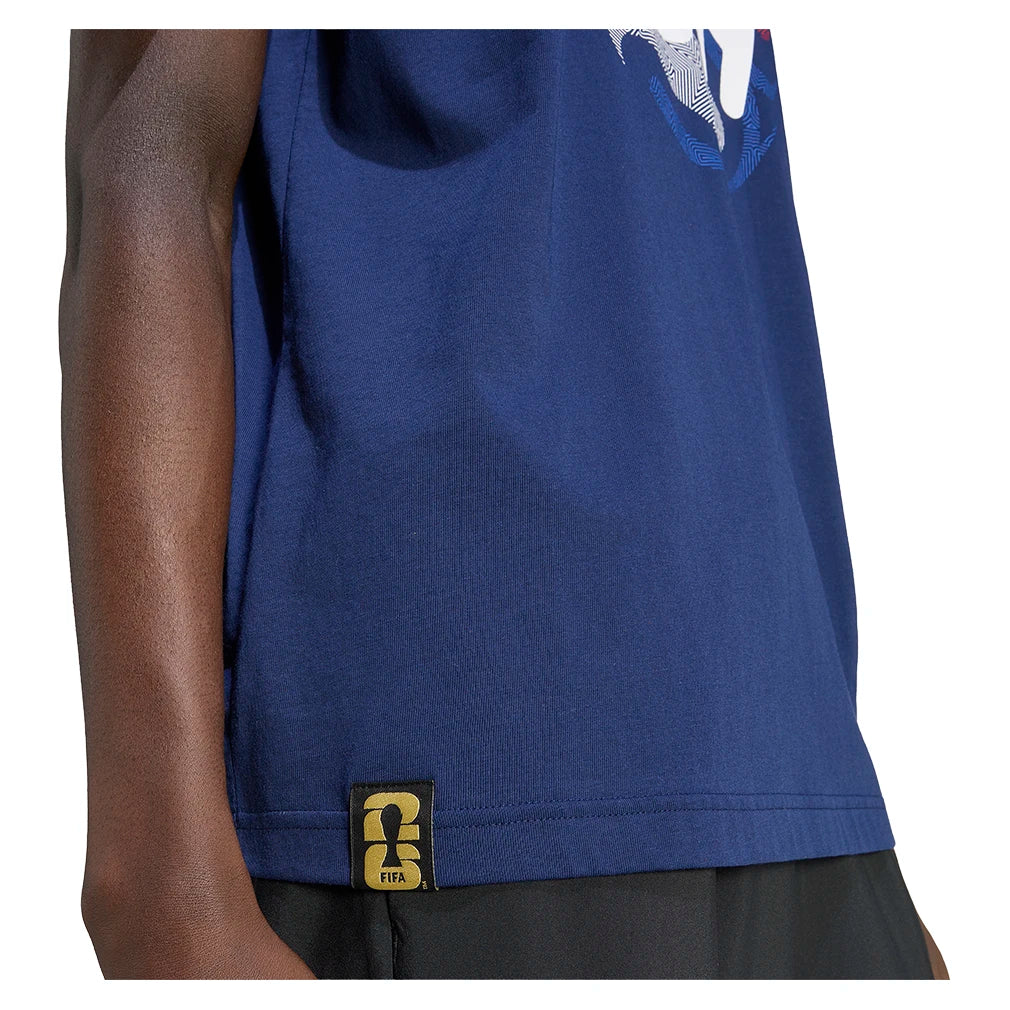 Men's USA OLP Soccer Tee Tena Blue