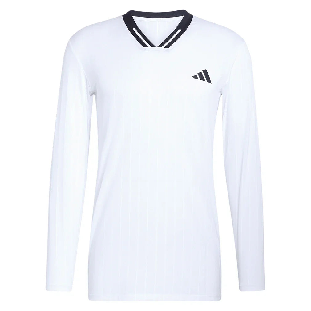 Men's Paris Longsleeve WOW Top White