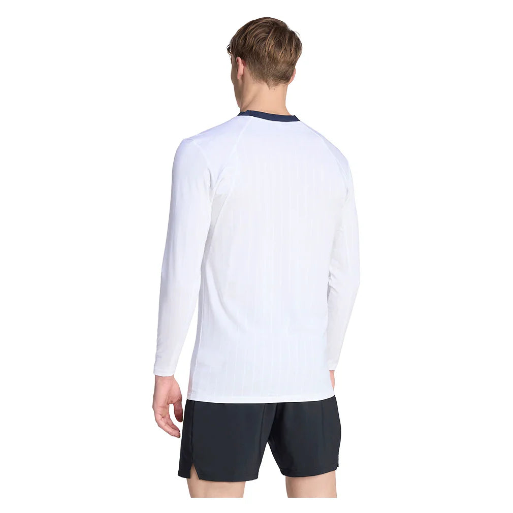 Men's Paris Longsleeve WOW Top White