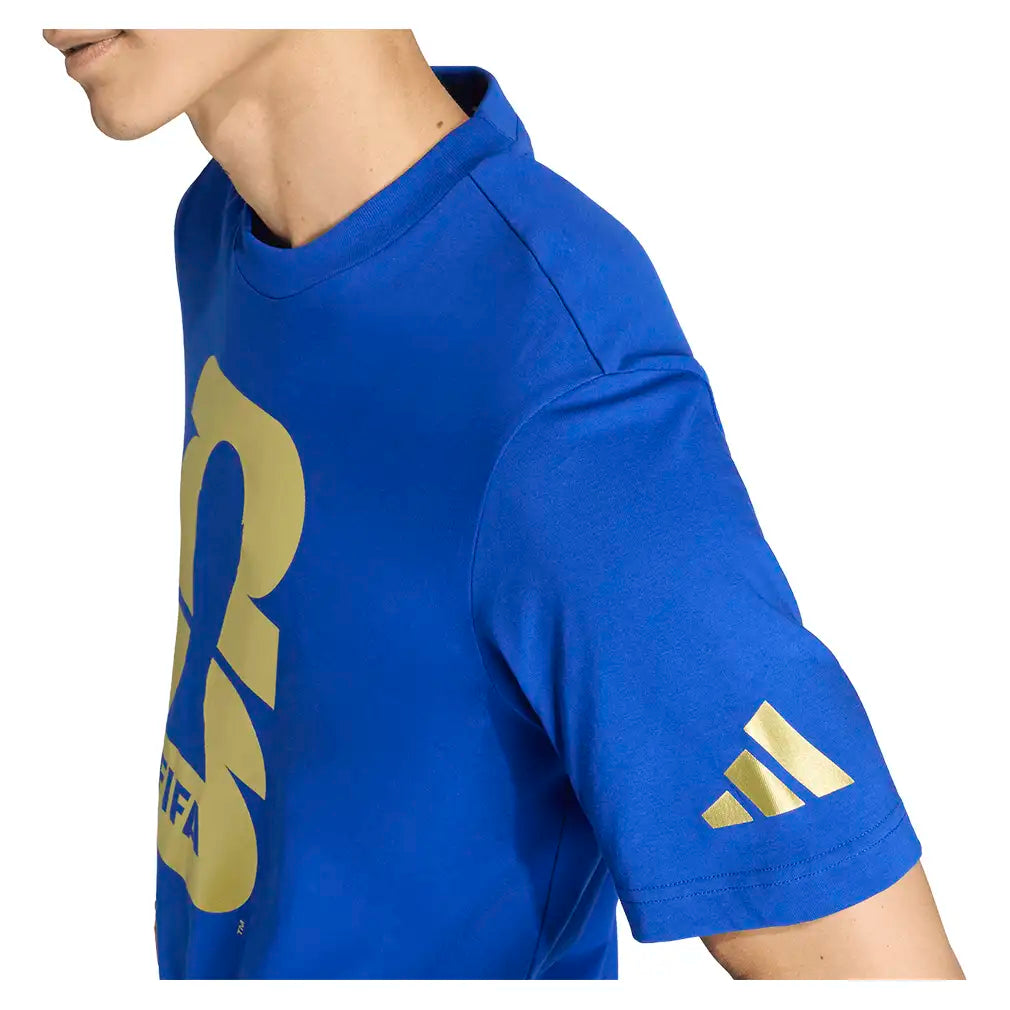 Official World Cup 2026 Emblem Tee Blue