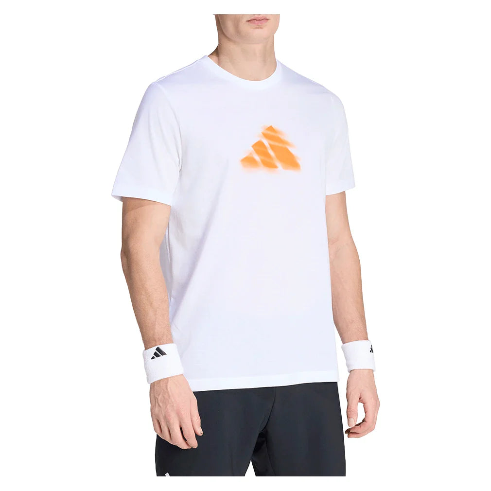 Men`s Paris Graphic Top White