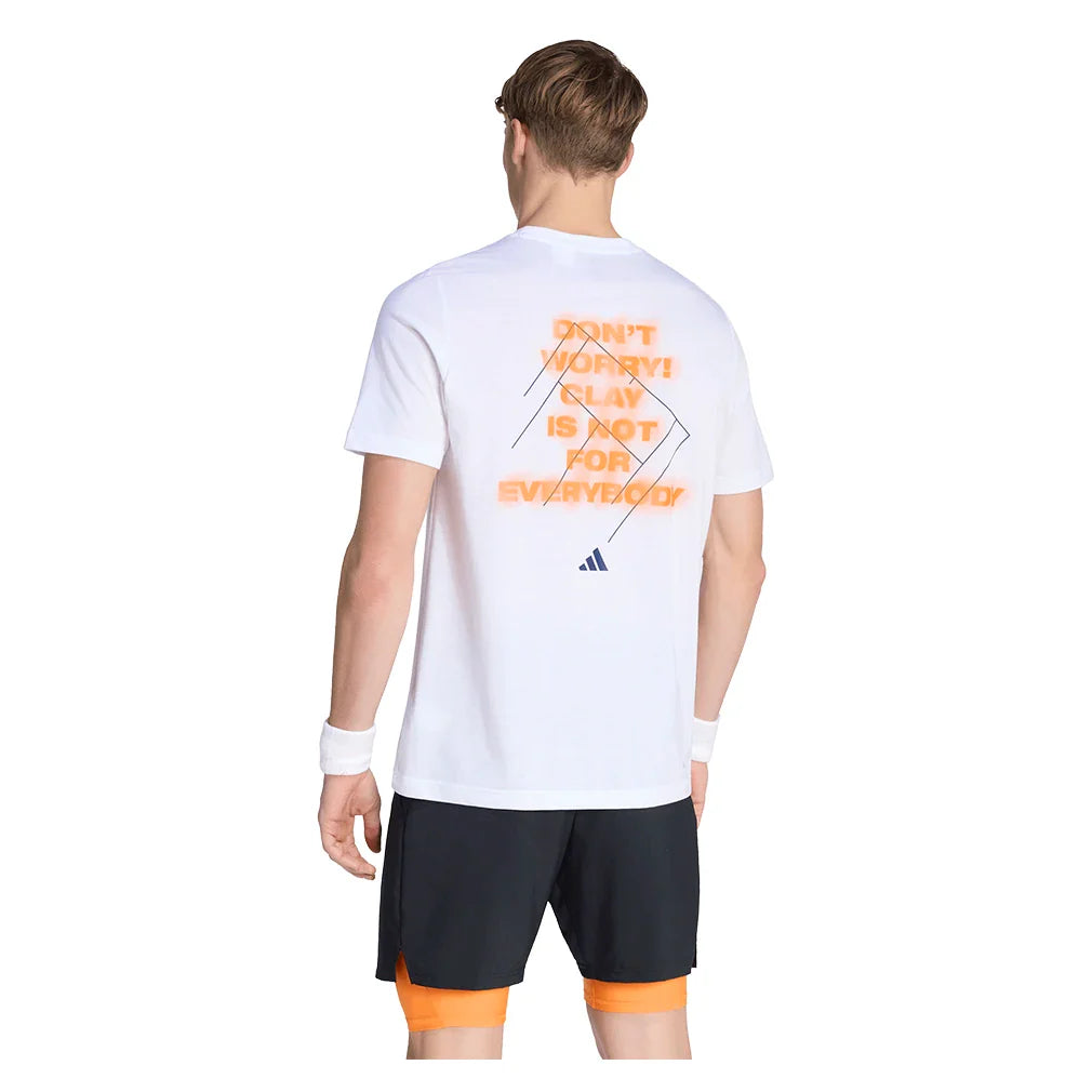 Men`s Paris Graphic Top White