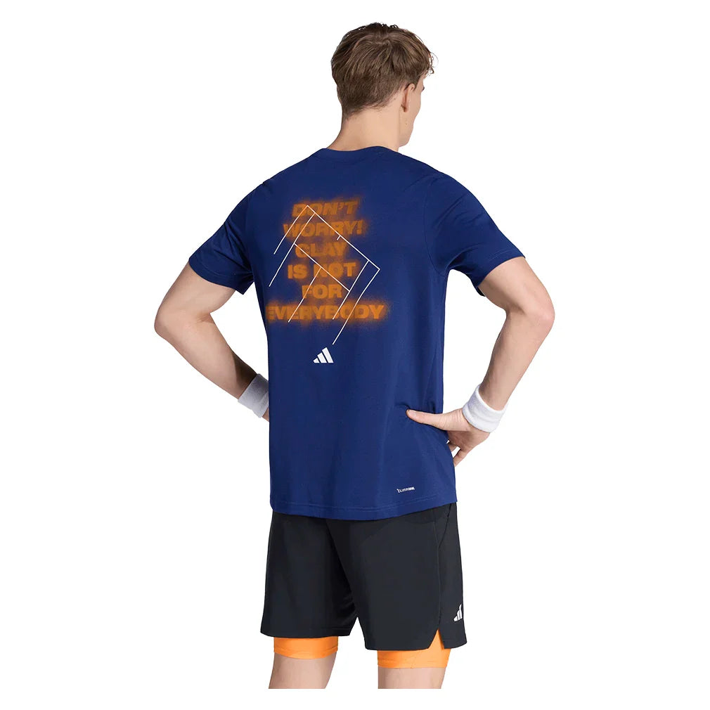 Men's Paris Clay Graphic Tee Dark Blue