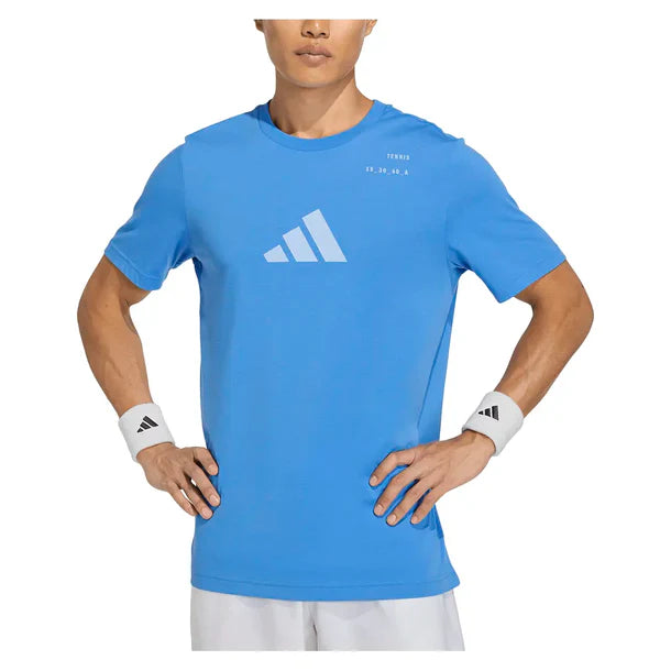 Men's Graphic Tee Ray Blue