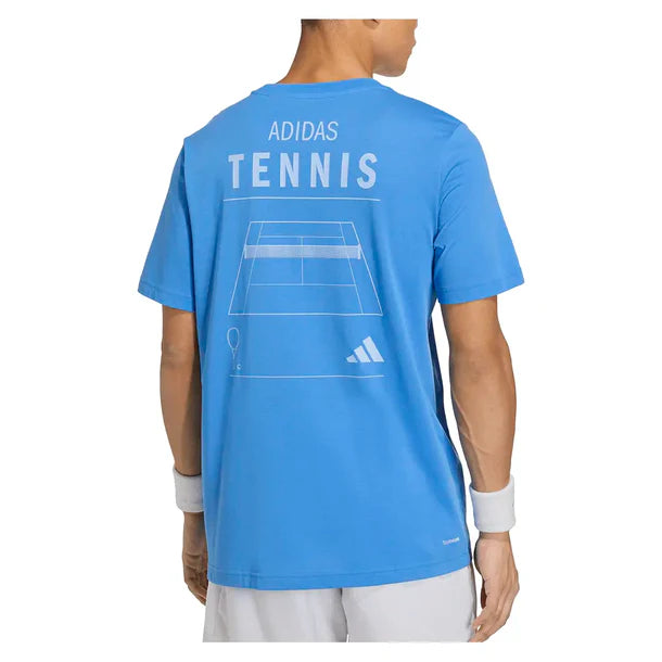 Men's Graphic Tee Ray Blue